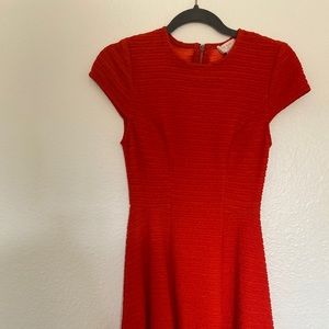 Ted Baker Orange Skater Dress size 0